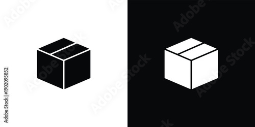 A 3D rendering of a white cube with a subtle shadow on a light gray background