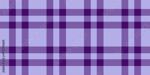 Tweed texture textile tartan, sixties fabric check plaid. Ethnic seamless background vector pattern in violet and light colors.