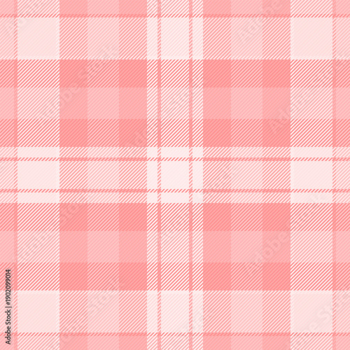 Website pattern plaid check, duvet vector texture seamless. Celtic background textile tartan fabric in light and red colors.
