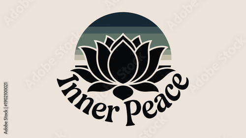 Serene lotus flower symbolizing inner peace and harmony