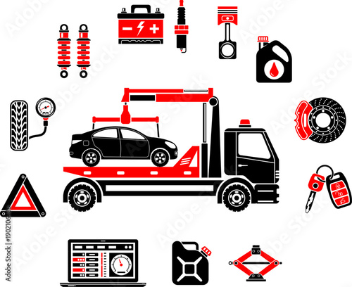 Car Service Infographics