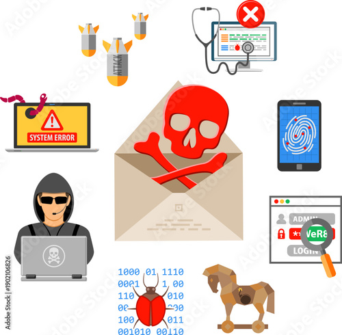 Cyber Crime and Hacking Concept