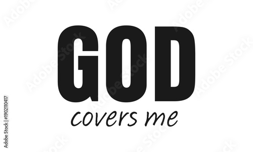 Biblical Phrase, Christian typography for banner, poster, photo overlay, apparel design