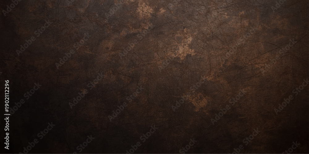 Obraz premium Brown Grunge Texture Abstract Background Dark Rustic Wall Pattern