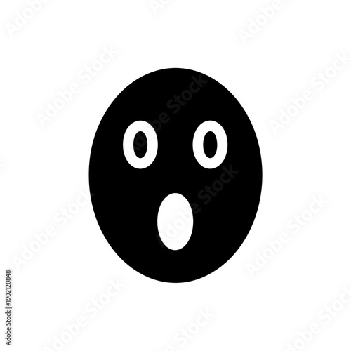 Surprised Face Emoji Shocked Expression.