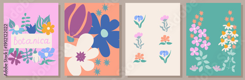 Primitive Botanical Poster Set.