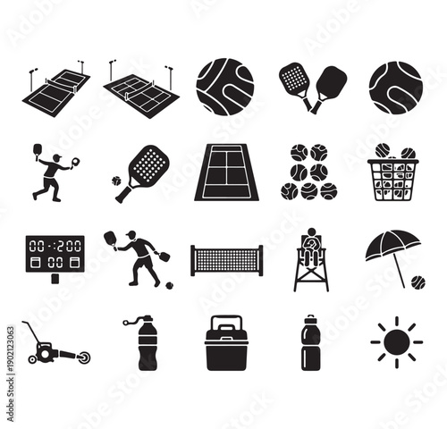 Sports Activity Vector, Outdoor Recreation Clipart Graphics, Athletic Game Design, Fitness Exercise Set, Sports Equipment Pack, Game Play Collection, Physical Activity Bundle

