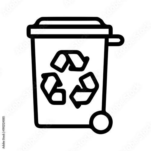 Recycle Bin Line Icon