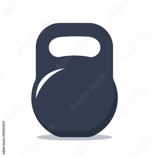 Kettlebell Fitness Equipment vector Illustration