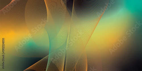 Green orange and black abstract noise background with subtle grain texture and soft color variation