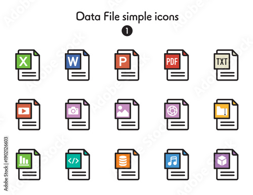 シンプルアイコン集 ファイル形式