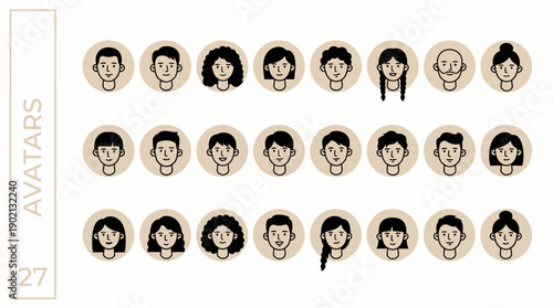 Set of vector illustrations depicting communication concepts: hands signaling and groups of people exchanging ideas via speech bubbles for teamwork and collaboration.