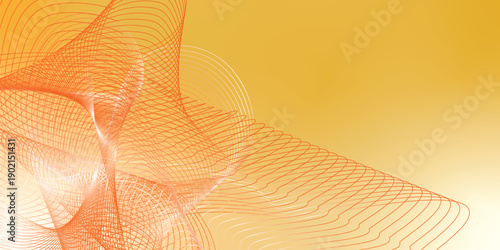 Abstract yellow orange white gradient background with grainy noise texture and clean copy space