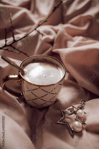 cup of coffee and chocolate