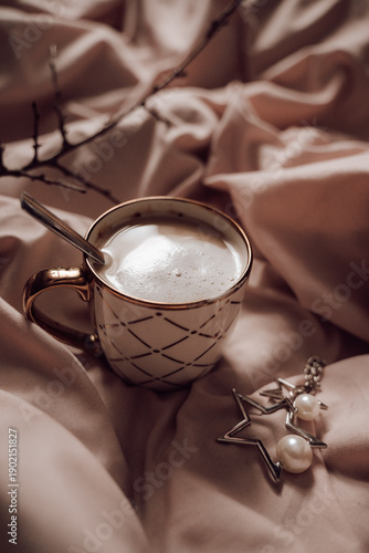 cup of coffee with chocolate