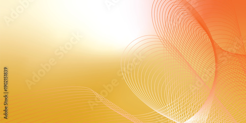 Abstract yellow orange white gradient background with grainy noise texture and clean copy space