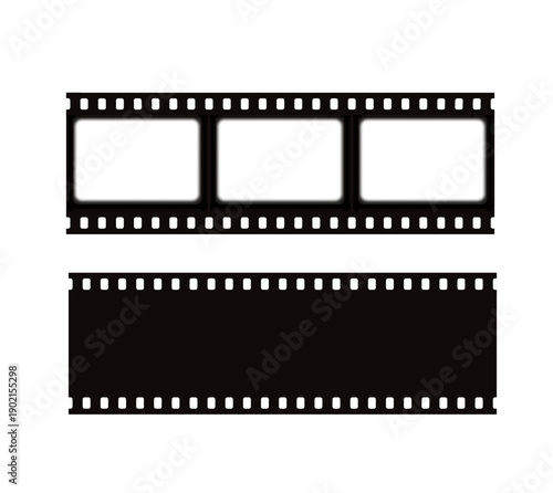 Frame film old video cinematic vintage movie border transparent retro dark