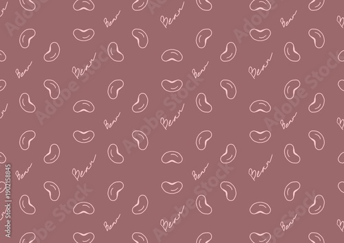Object bean background red