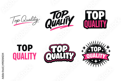 Variety of top quality typography designs in bold and stylish fonts