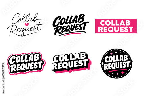 Collab request: creative logo designs with bold and stylish typography