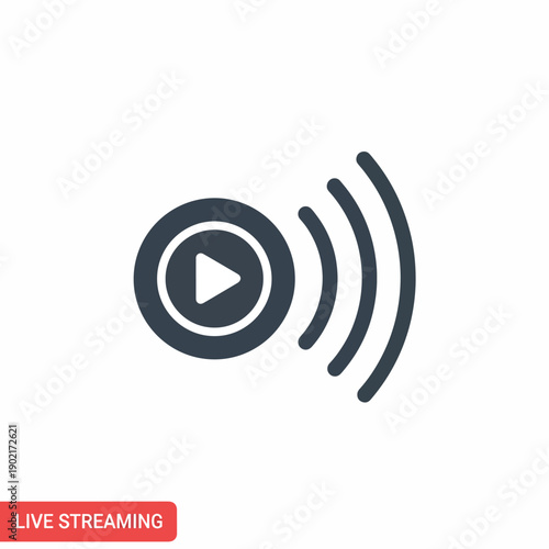 Live Streaming Icon