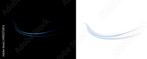 Photography Energetic blue spirals form abstract sound wave structures