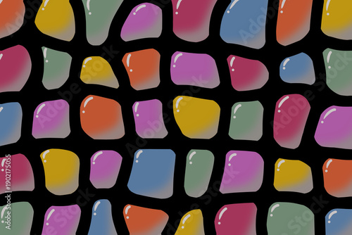 Abstract Colorful Shapes Background