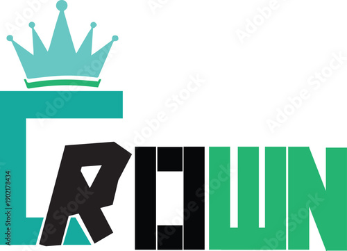 Victor Crown Text Design