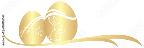 Line egg illustration background for easter day