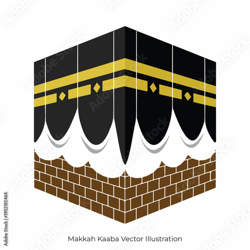 Makkah Kaaba Vector Illustration