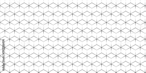 Futuristic hexagon pattern vector cube design. Cubic concept design abstract technology background.