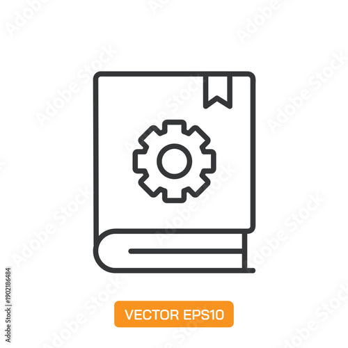 Setup Icons. Thin Line Symbol Elements Collection.