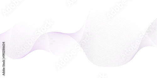 Modern abstract wave digital pink and white geometric technology. Abstract line wave gradient poster blend background vector.