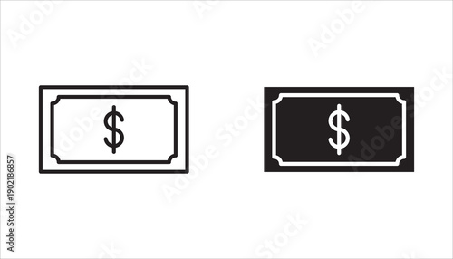 Finance and Money web icon set in line style. Money, bank, profit, financial capital, payment, Icon collection. Editable stroke. Vector illustration.