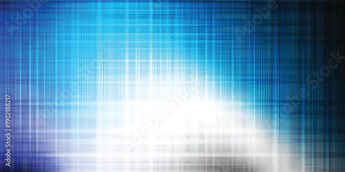 Creative blue ribbed pattern with reflective chrome texture, speed motion effect, neon vintage aesthetic, blue modern design