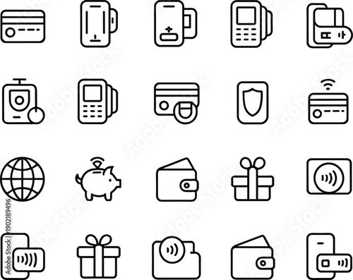 Black and white furniture cooking household icon set, vector grill stove chair table appliance symbols, kitchen design elements, editable lifestyle collection