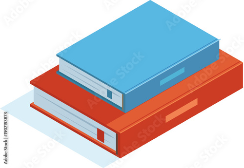 Stacked books representing concepts of education and knowledge