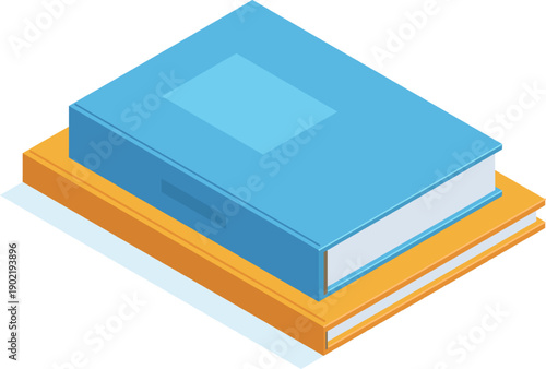 Stacked books representing education study and academic learning