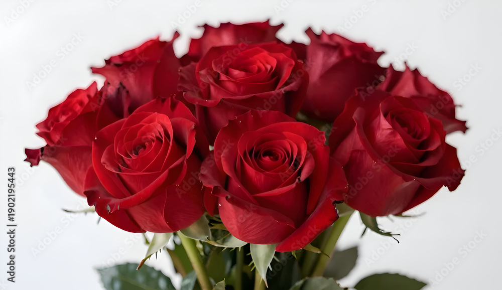 Fototapeta premium bouquet of red roses