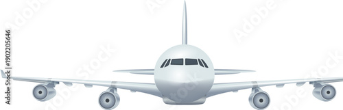 A white airplane with its landing gear down