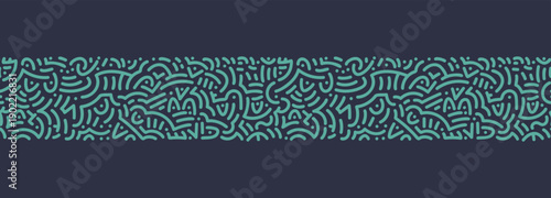 Fun hand drawn abstract seamless pattern, doodle background, great for textiles, wrapping, banners, wallpapers - vector