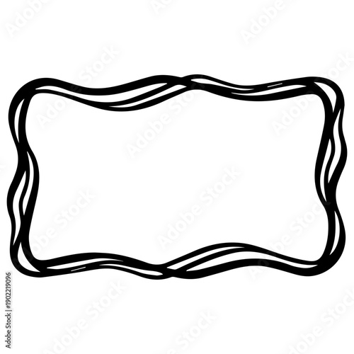 Elegant black and gold vector frame for text featuring a decorative heart pattern and luxury chain border design on a blank background illustration