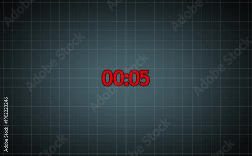 10 second Digital countdown 10seconds. one minute countdown timer animation. Dynamic 10s Countdown Animation Engaging Timer Visuals for Events 4k video