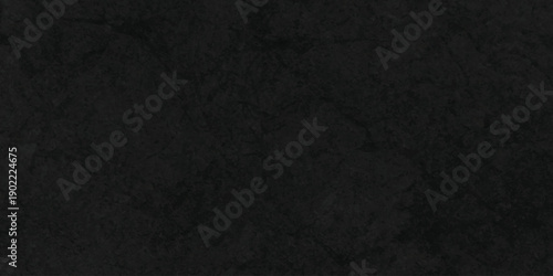Dark charcoal grunge wall texture background. Dark black rough grunge surface with smoke edge. Black texture chalk board and black board.
