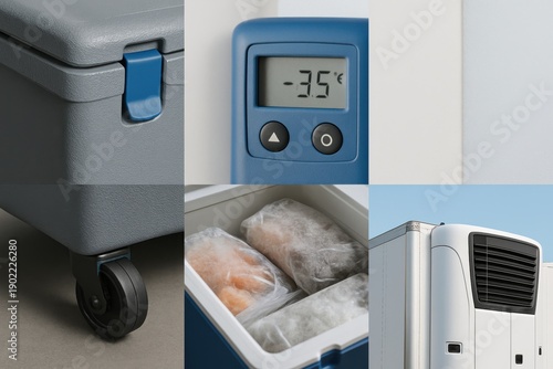 Efficient cold storage solutions with adjustable temperature control showcasing easy mobility and modern design aesthetics enhancing food preservation techniques