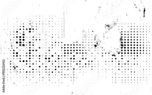 Minimal Halftone Dots Grunge Background. Creative Halftone Grunge Pattern