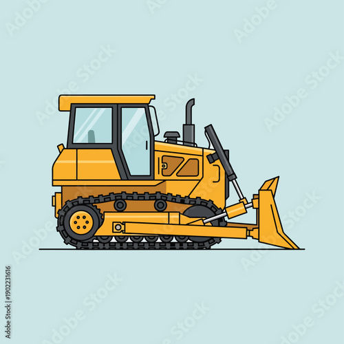 Yellow Bulldozer