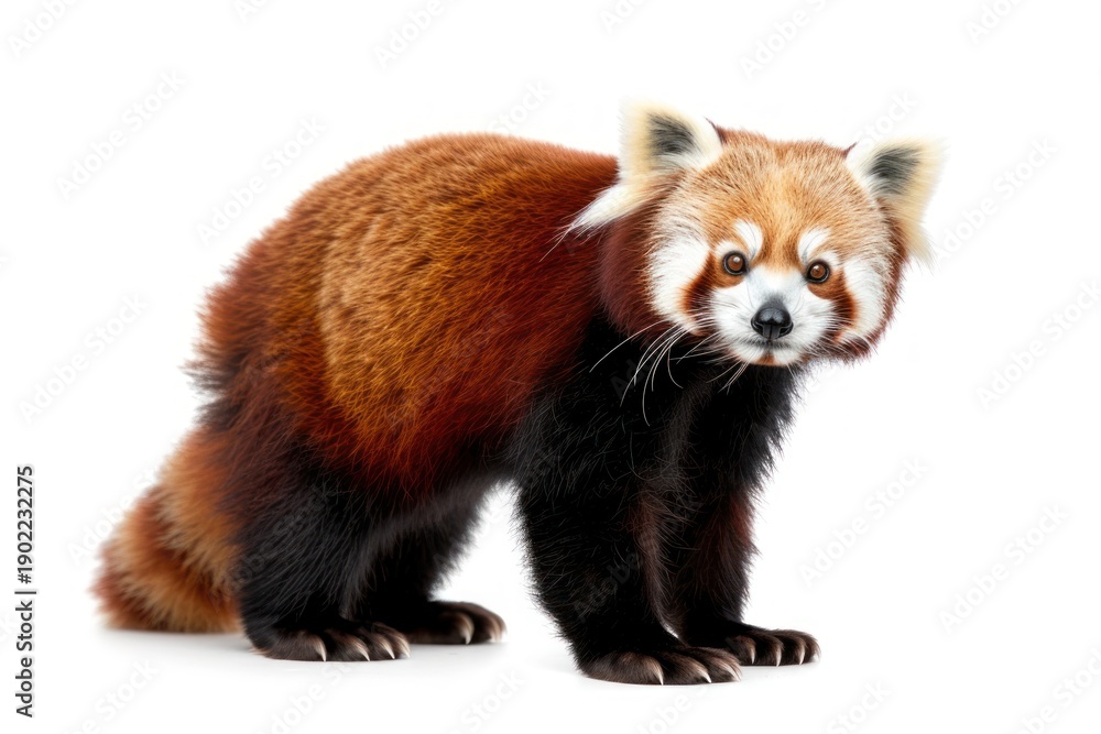 Fototapeta premium Red Panda wildlife mammal animal.