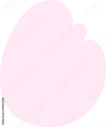 바람에 흩날리는 핑크 벚꽃잎 낱개 일러스트 세트