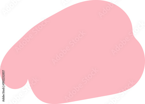 바람에 흩날리는 핑크 벚꽃잎 낱개 일러스트 세트